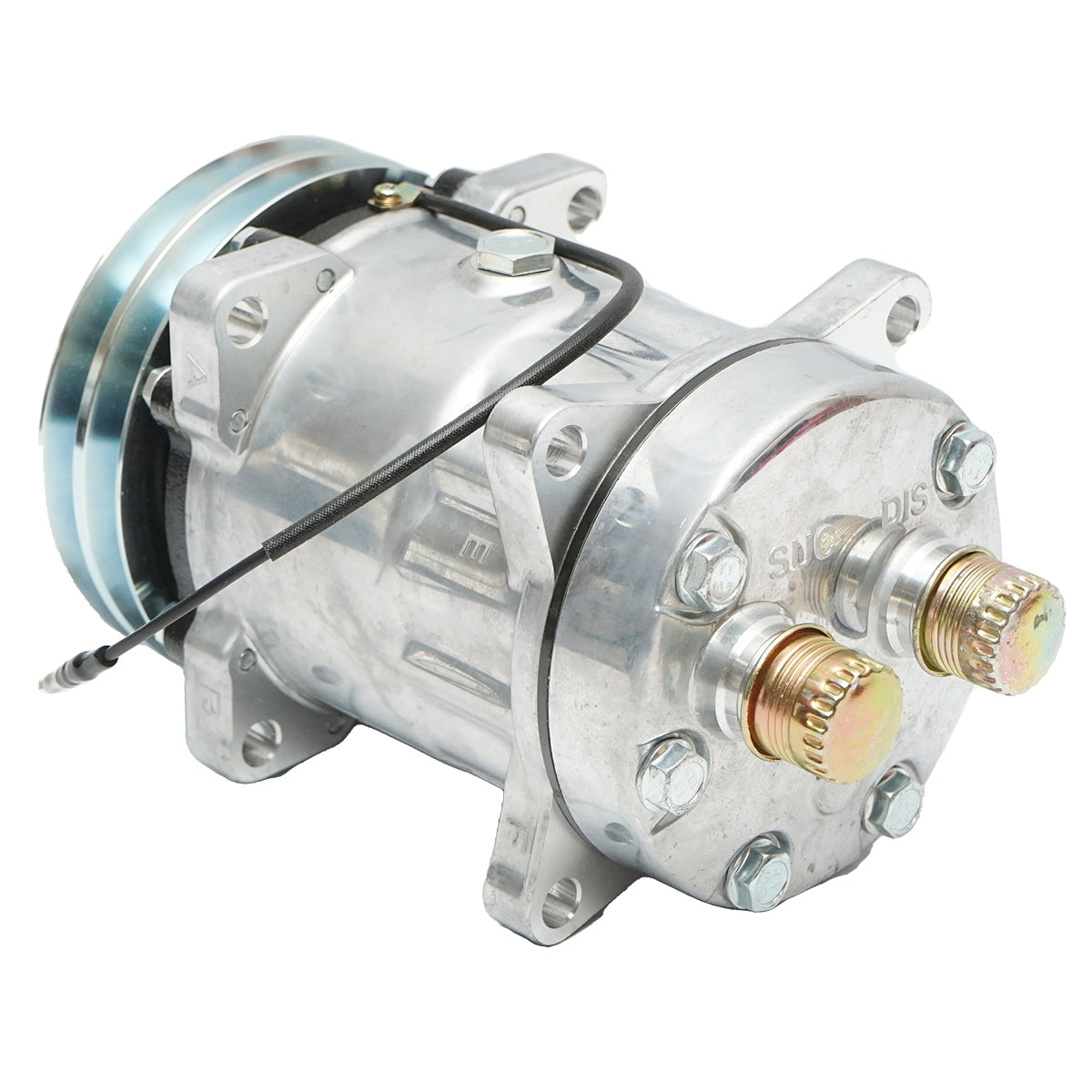 A/C climate compressor Ford, New Holland, Case IH OEM code 80450805, 5176185, 5811103, 9704118, 89508380