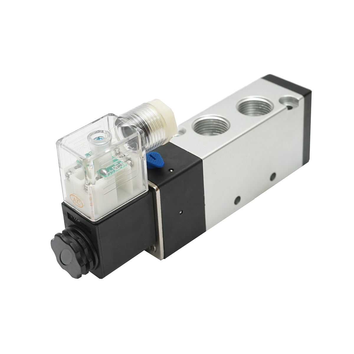 Pneumatic solenoid valve 2 circuits 3/8, DC24V, AC220V IP65 Forestry Tractor