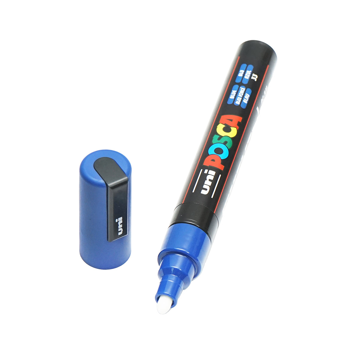 Blue marker for queens