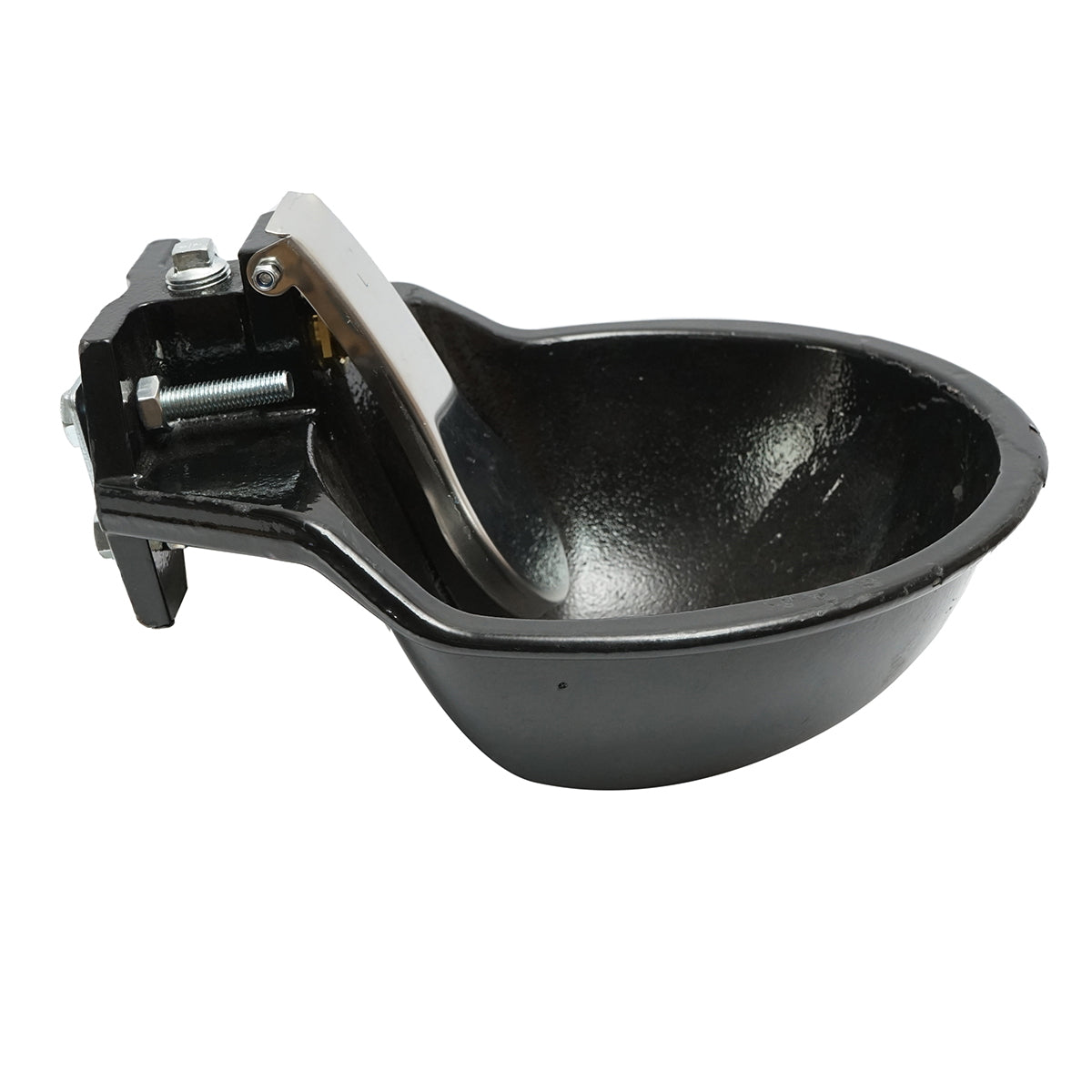 Cast iron waterer with stainless steel tongue and 2.5L 6kg mounting accessories Breckner Germany