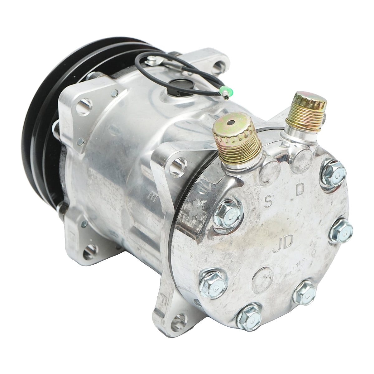 A/C compressor for Massey Ferguson, Valtra OEM code V32838600, 836866616, AG514573