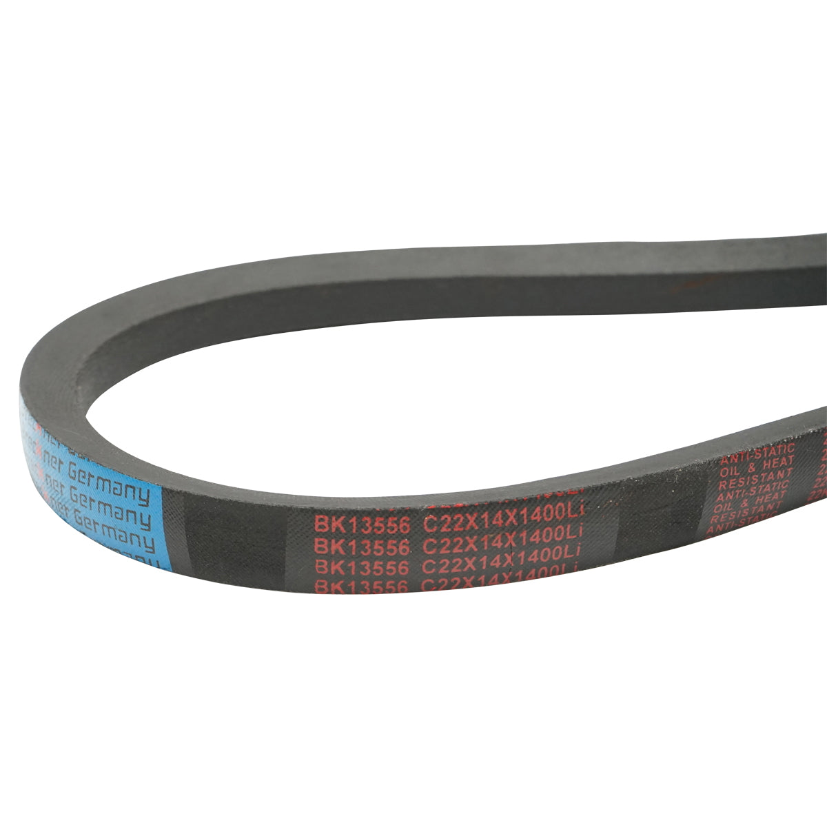 Trapezoidal transmission belt C 22x14X1400 Li Breckner Germany