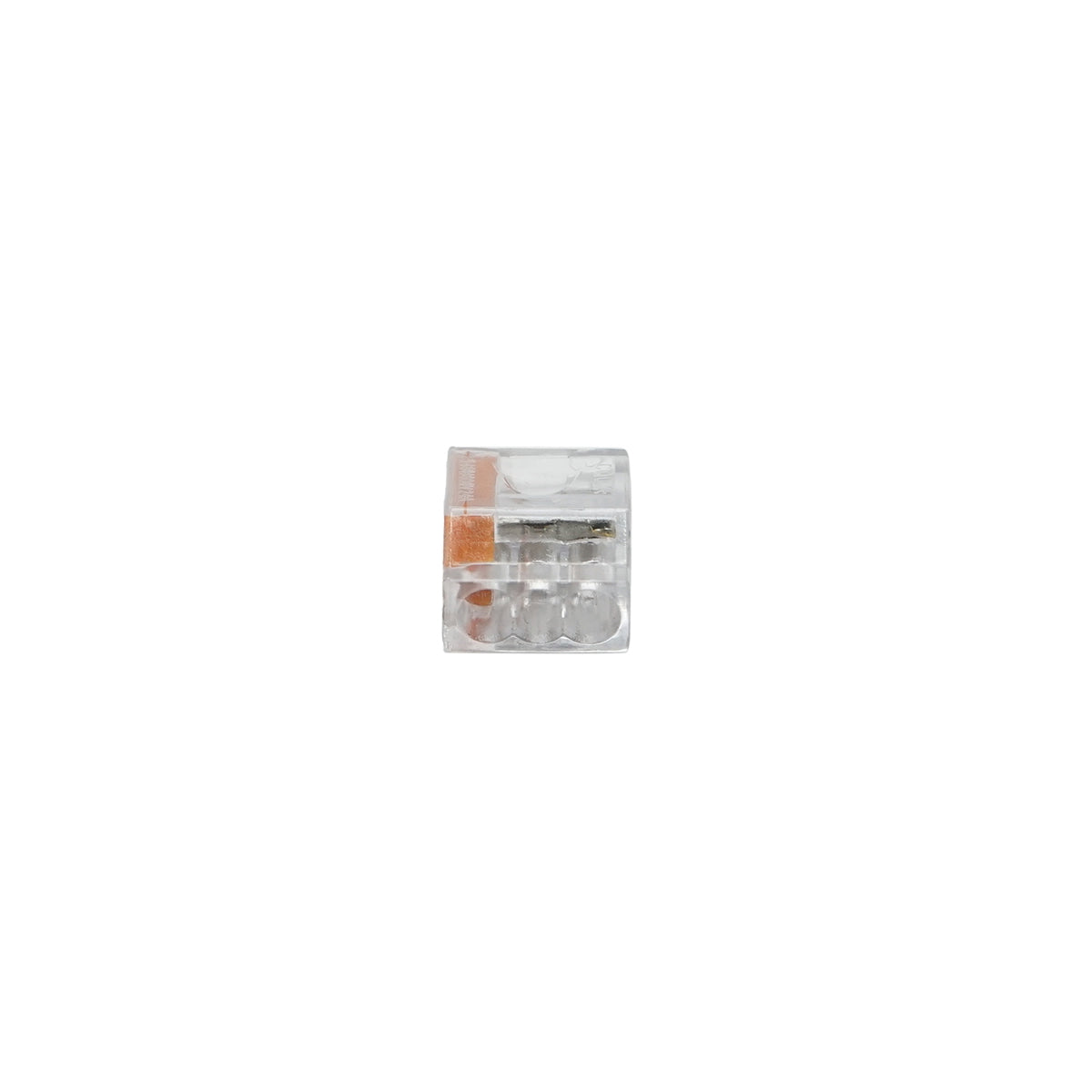 Quick connector for rigid conductor 24A 450V, 3 poles 0.75-2.5mm Leader