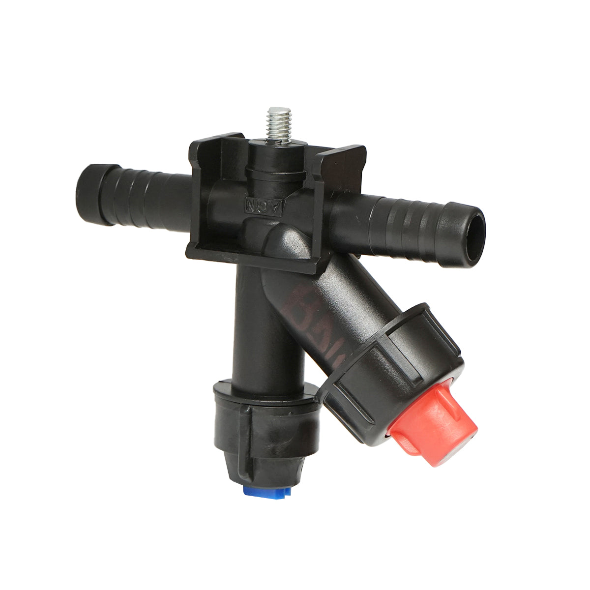 Complete intermediate sprayer with a nozzle and a drip for herbicide installation.