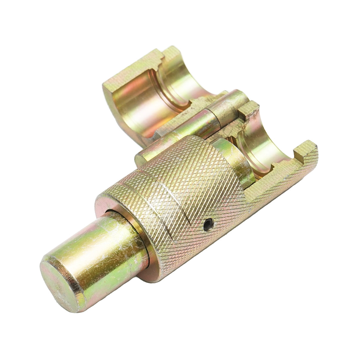 Tool for crimping, bending flexible corrugated stainless steel pipe DN16