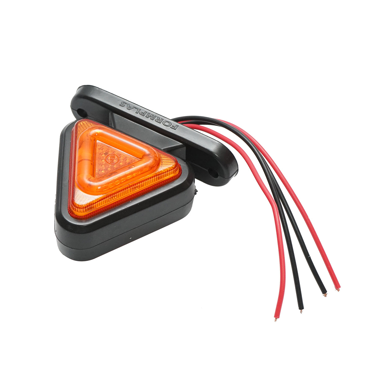 Triangular LED side marker lamp 12-24V, yellow-red FR0101 Breckner Germany