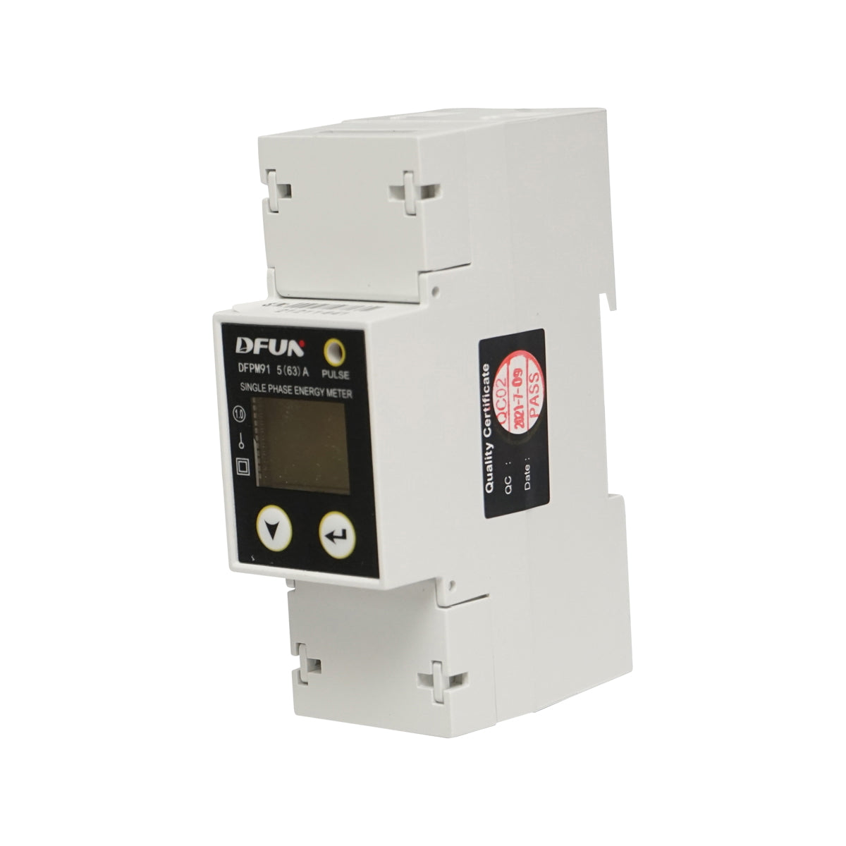 DFUN DFPM91 smart power relay, single-phase 220V, 63A with digital fuse, Split Core transformer 600V, 50-60Hz