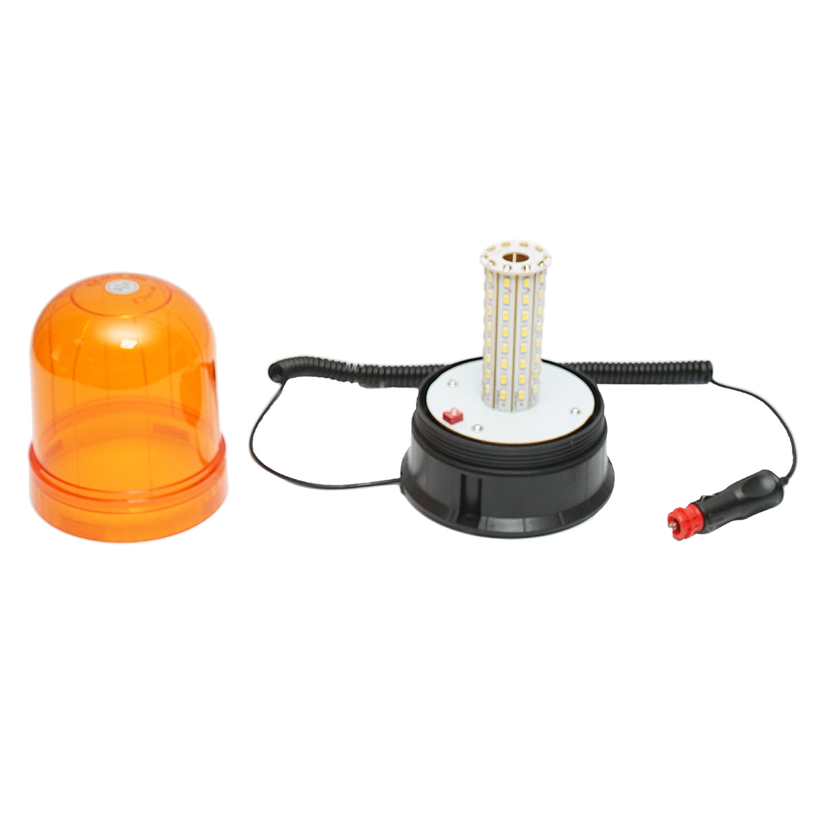 12-24V LED beacon with 3 functions and magnetic base IP65