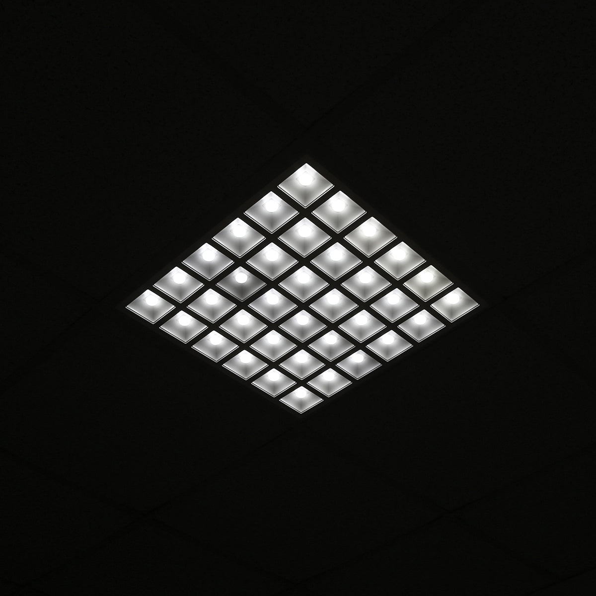 Slim LED panel 48W, 220V, 6500K, IP20, 595x595x20mm for ceiling tiles Breckner Germany