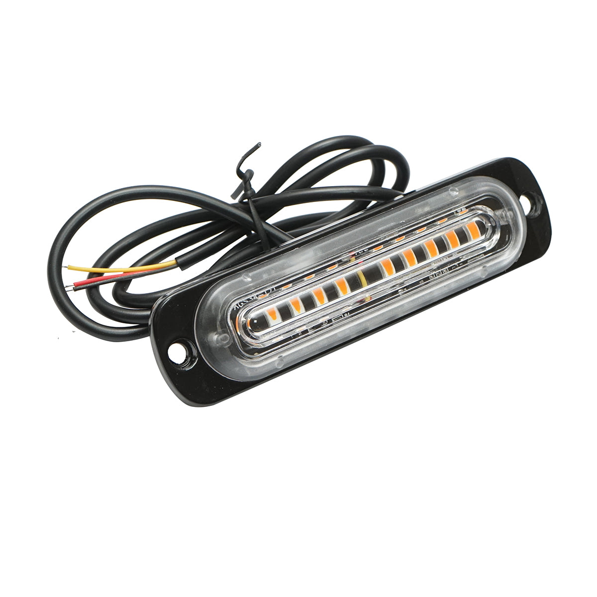 LED marker lamp 12-24V, 10W, yellow, 10 LEDs 110x30x10mm