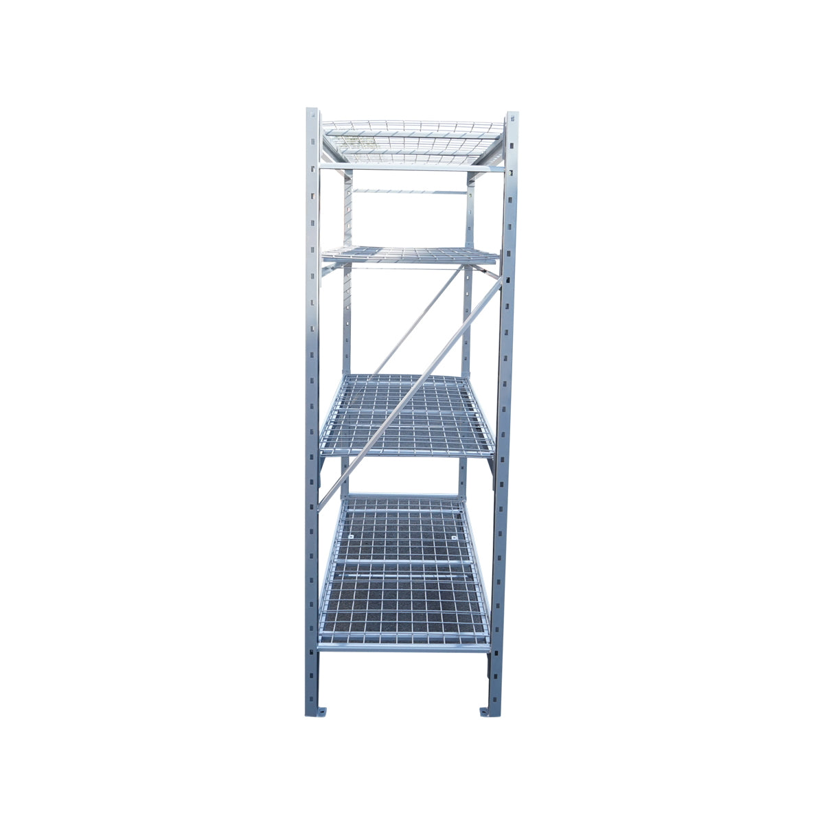 Heavy duty metal shelf with 4 shelves 1960x610x1830mm