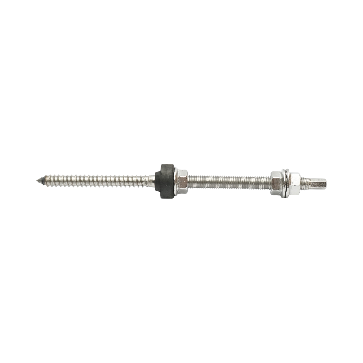 Spacer bolt for corrugated roof M10x200mm with rubber gasket for mounting solar photovoltaic panel system B
