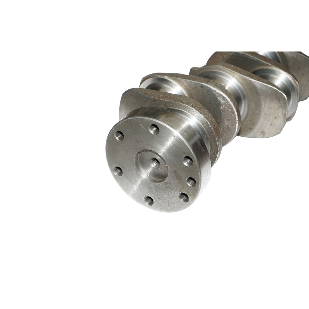Bent crankshaft, vibration damper for Massey Ferguson Perkins engine with 4 cylinders OEM code 94430, ZZ90077, 3637453M91, 742873M91, 194430, 94430, 3637453M91, 742873M91
