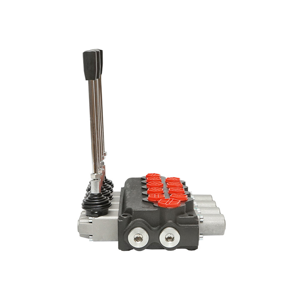 Hydraulic distributor with 4 levers safety valve SD11 flow 80L/min lever and reduction -15 /+80 Breckner Germany