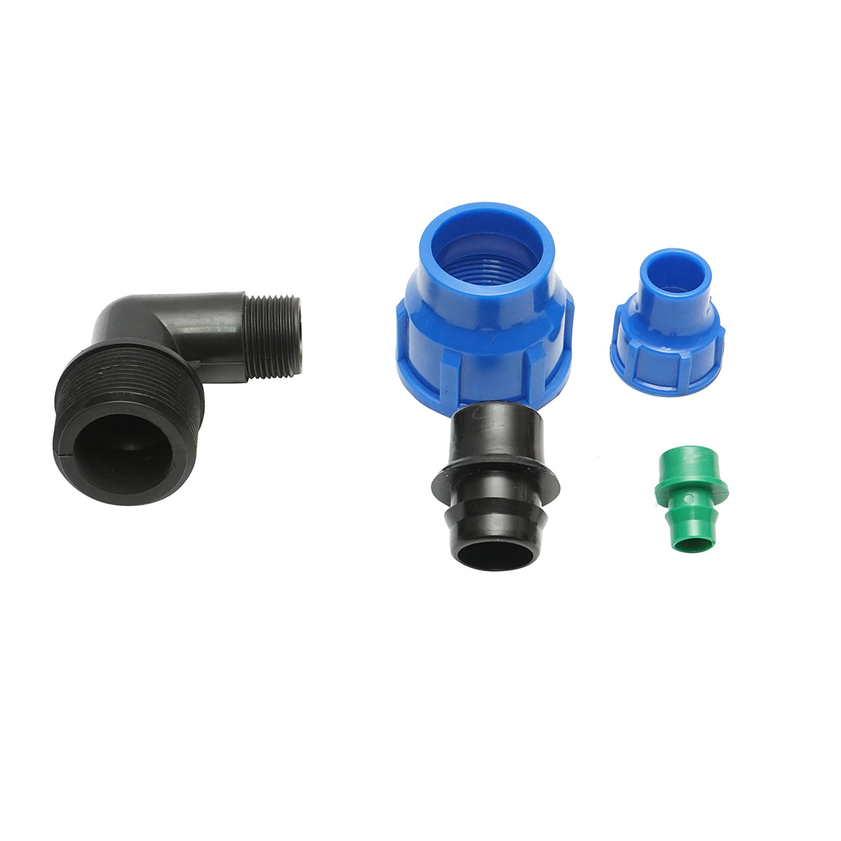 Reduced compression fitting D32x16mm for irrigation systems