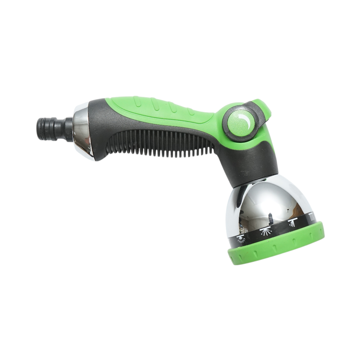Garden shower type spray gun, adjustable 10 modes, quick coupling 1/2