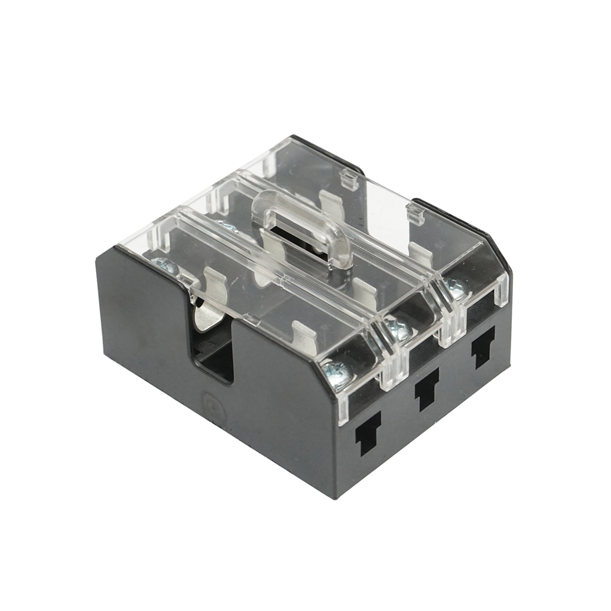 Base for 3 cylindrical fuse holders Breckner Germany