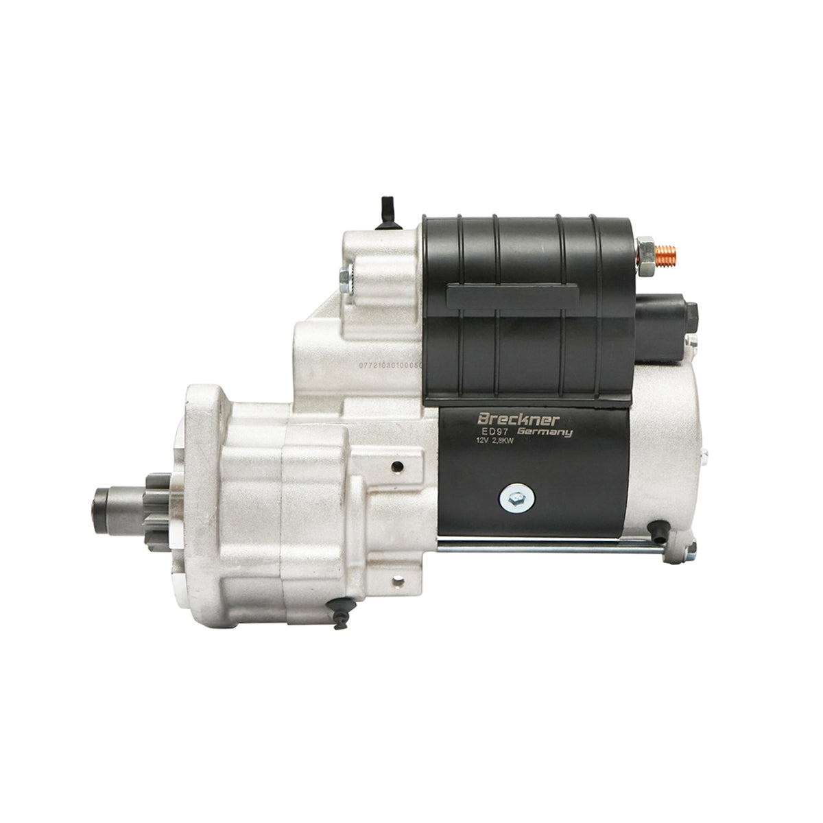 12V/2.8KW starter motor bendix Z=9 for Fiat 411, 415 and Case 2120, 2130 Breckner Germany