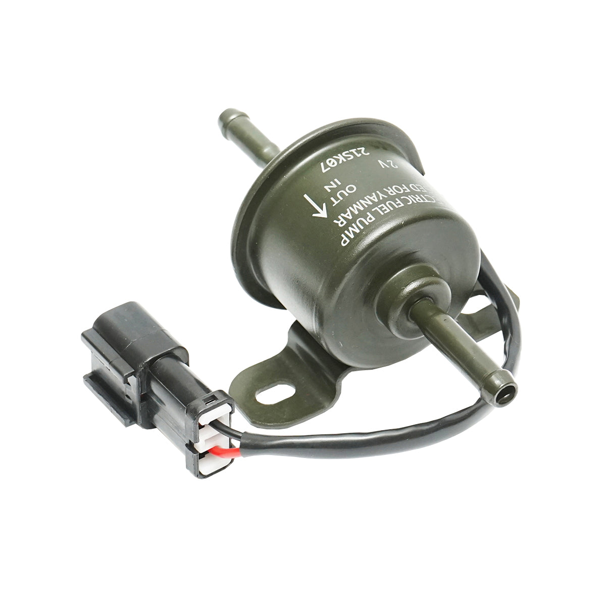 Universal electric fuel pump 12V, L=130mm, dia 8mm for diesel/petrol OEM YK-3104