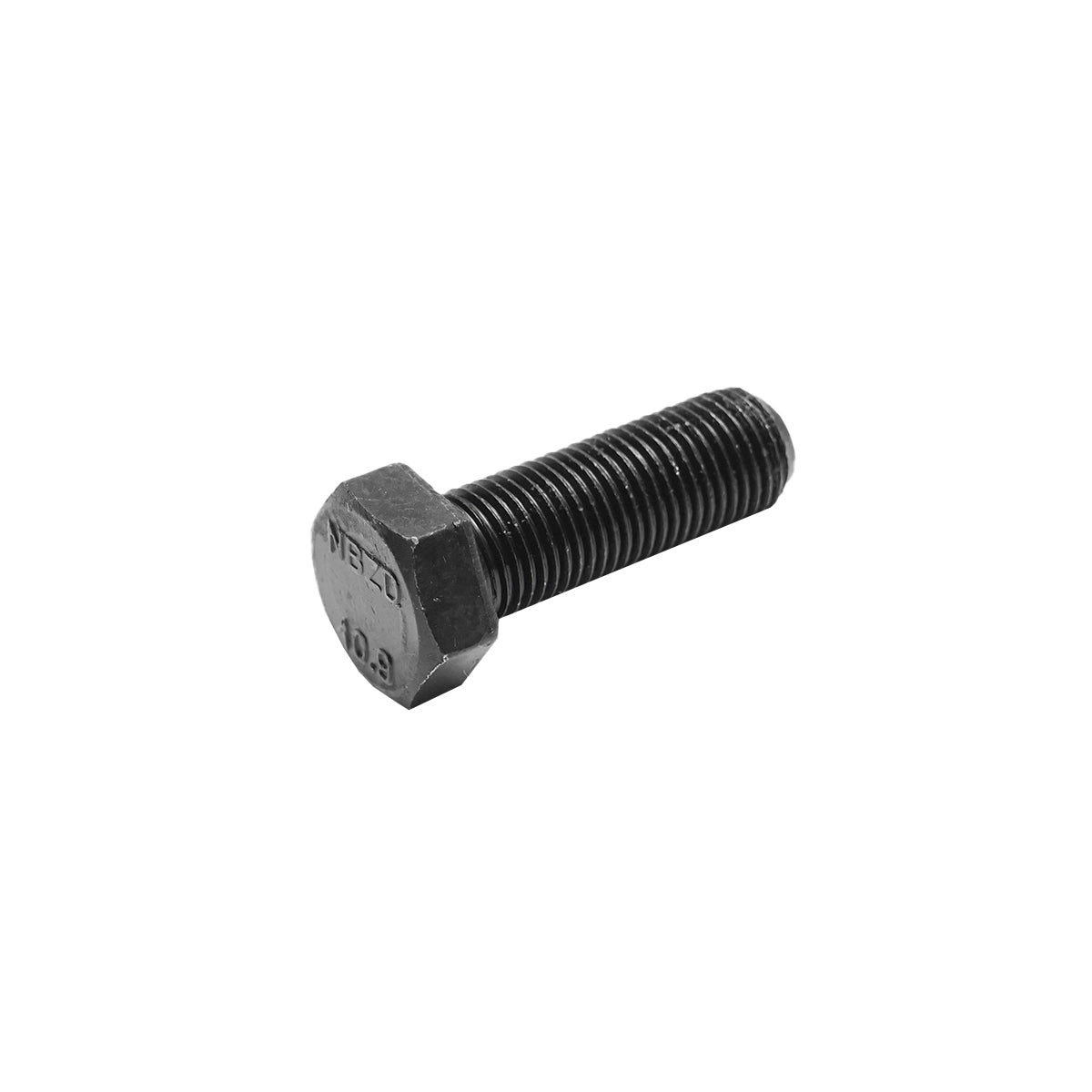 Black screw with hexagonal head DIN 960 M12x1.25x35 G10.9 100 pcs/bag