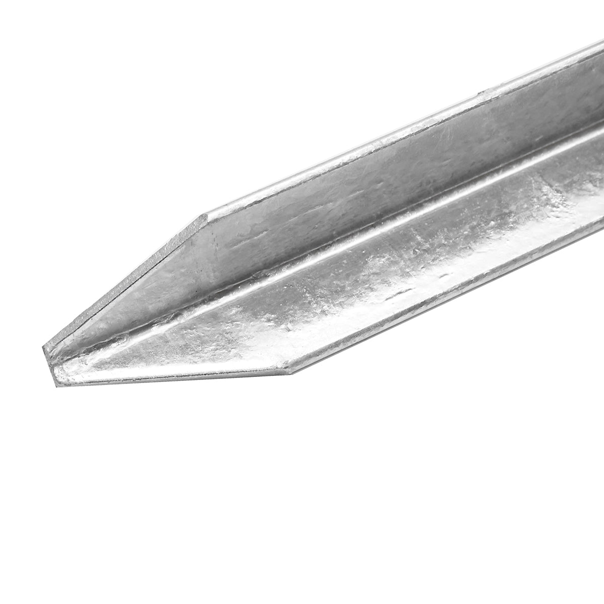 Galvanized grounding rod 30x30x1000mm with screw and nut for electric fence Breckner Germany