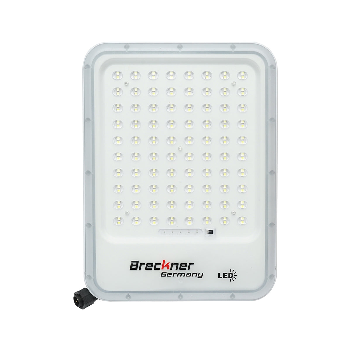 LED lamp with solar panels 50W projector 150W remote control, battery 3.2V/40Ah Breckner Germany