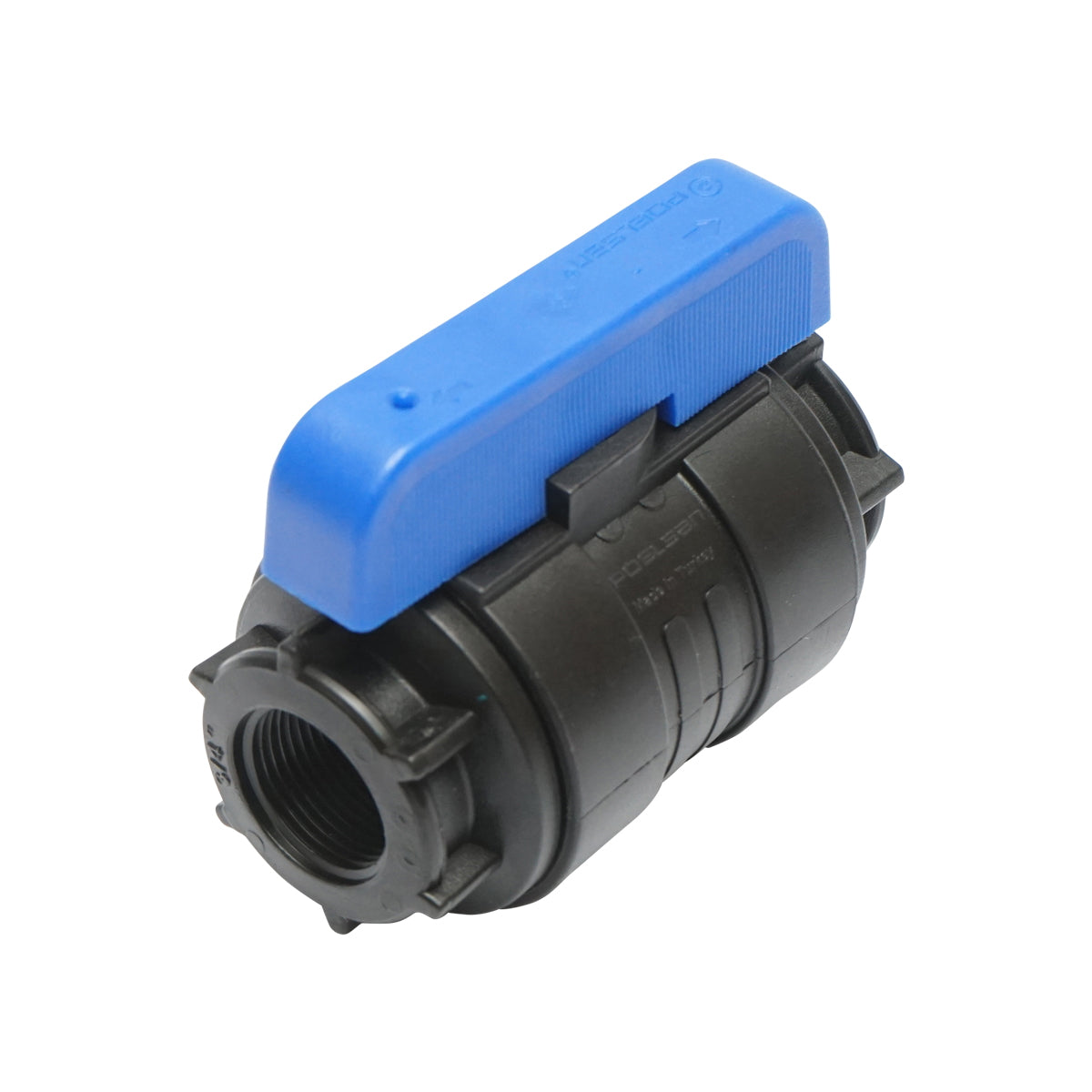 Compression faucet equal to ball and internal thread D20x20mm PN10 for irrigation systems