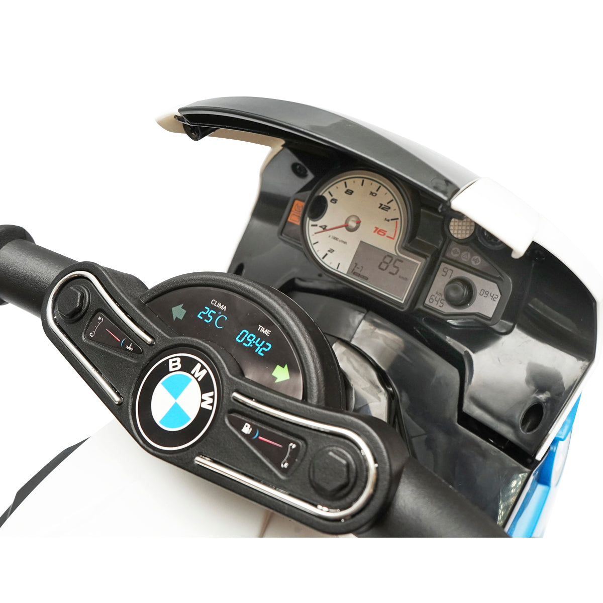 Blue electric motorcycle for kids JT5188 with 6V/4Ah battery, BMW S1000R
