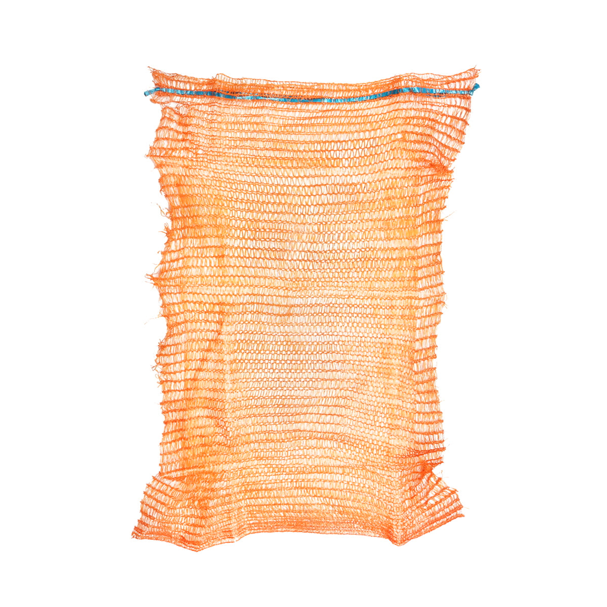 Raschel bag with handle 600x400mm for vegetables 20Kg orange