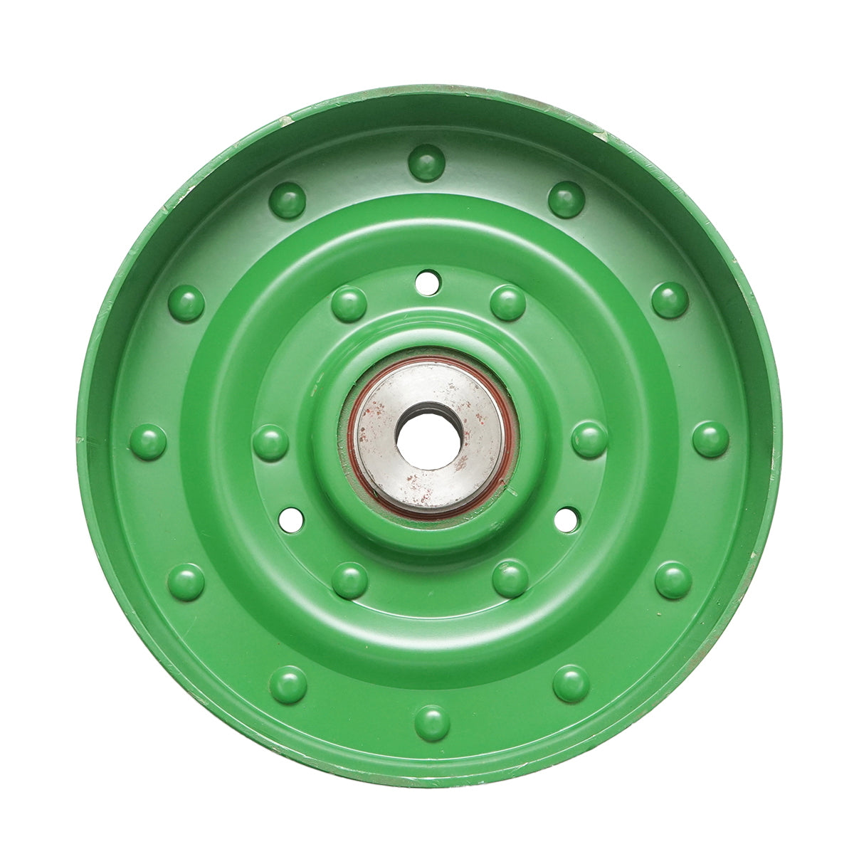 Belt tensioner pulley for John Deere combine OEM code AH150900