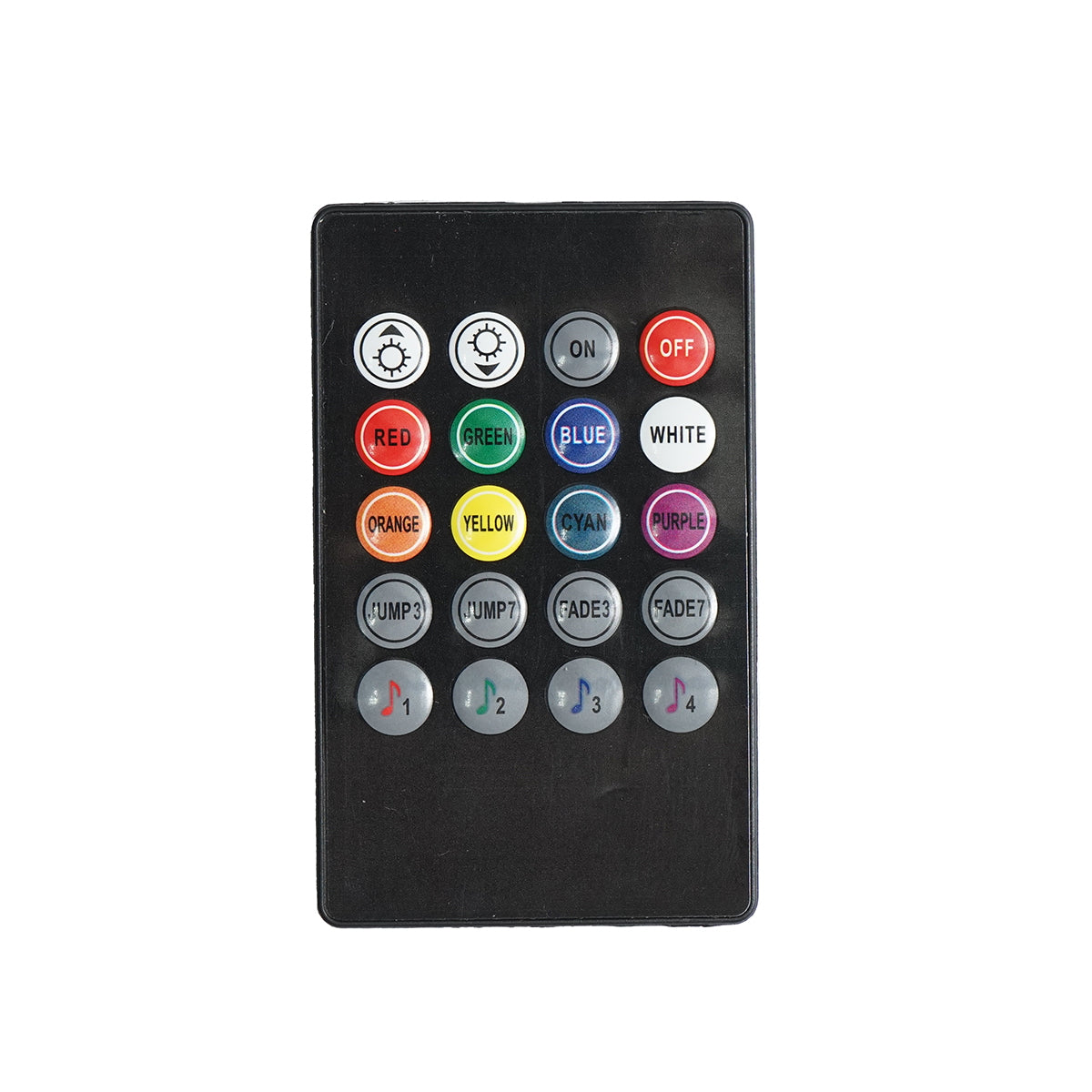 12V LED ambient car light strip, 9W with remote control, music control 4x26cm RGB Breckner Germany