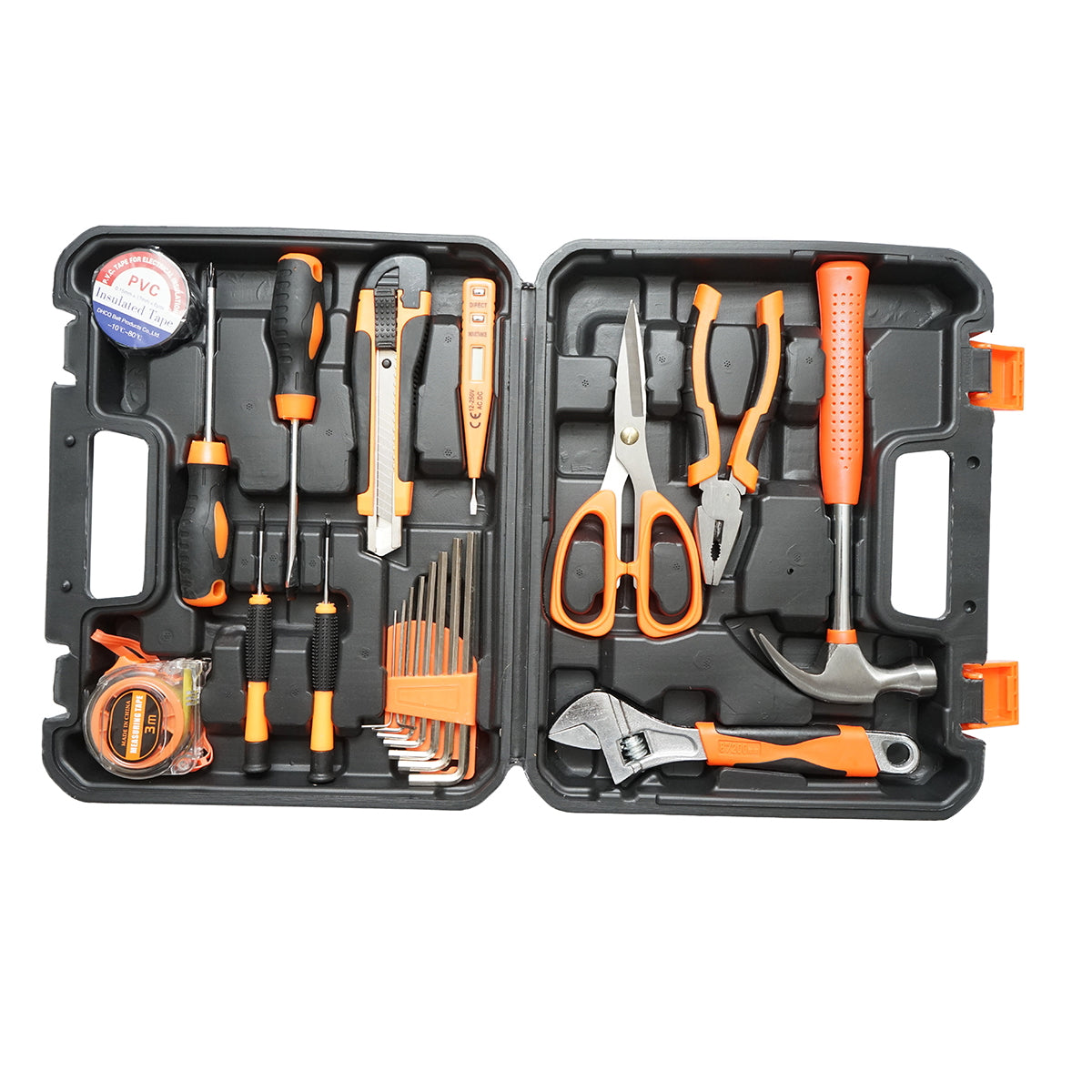 Combined tool and equipment set 20 pieces