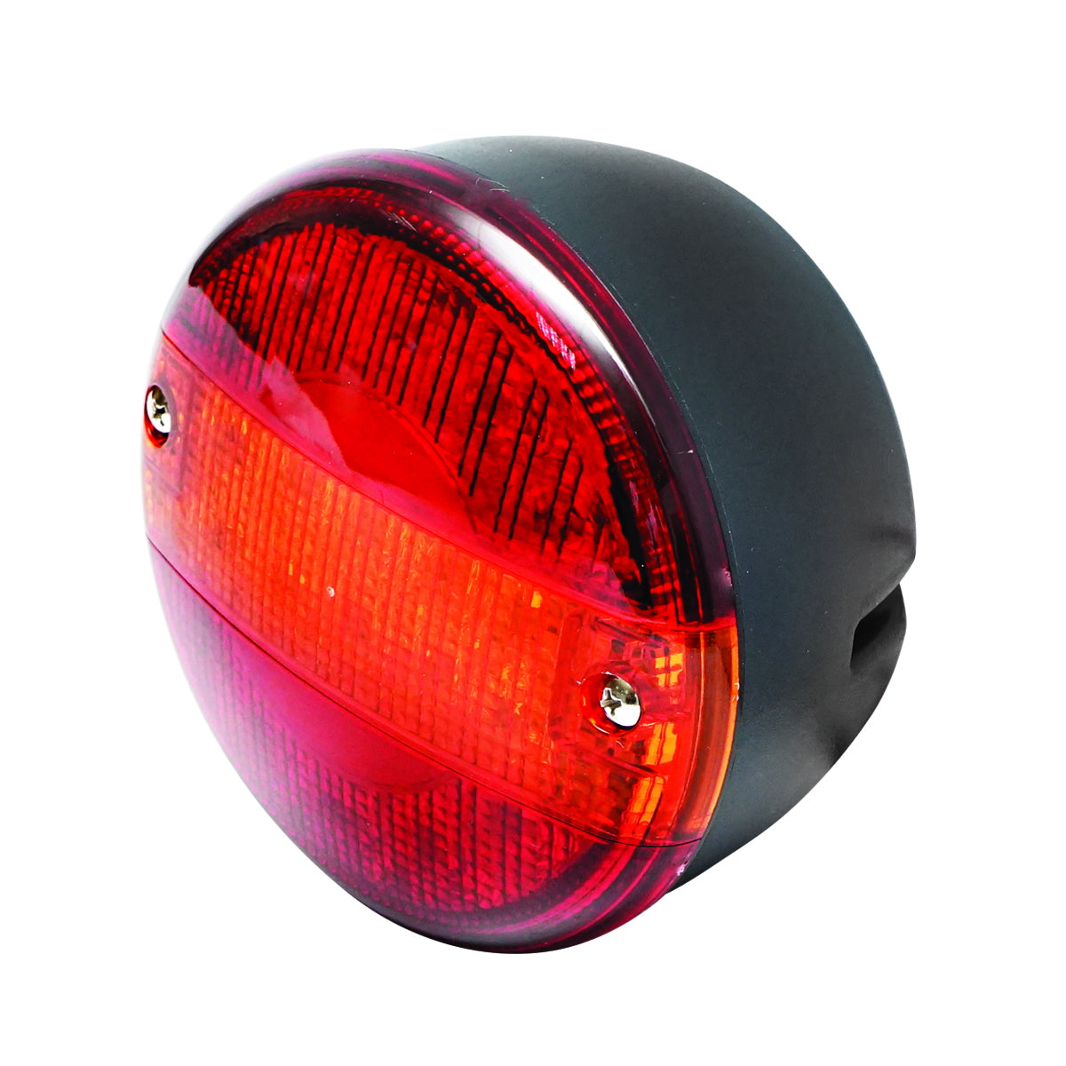 Red LED fog lamp with signaling, diameter 140mm