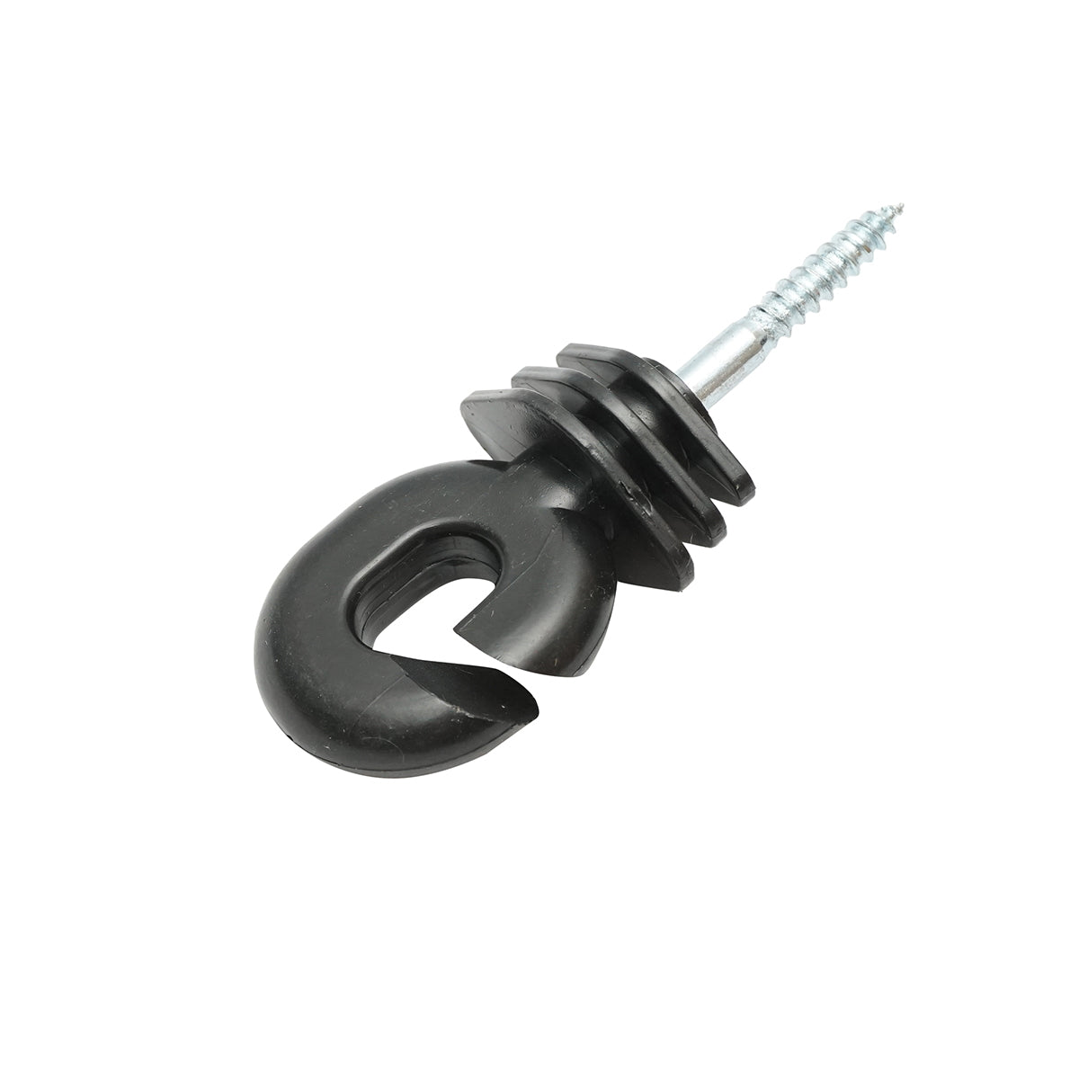 Compact black isolator fi 5.9mm 111x40mm electric fence Mezofarm