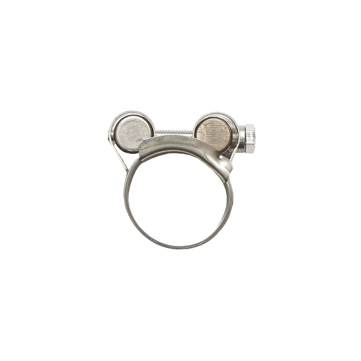 Strong collar, stainless steel clamp with screw for hoses 26-28 mm Breckner Germany