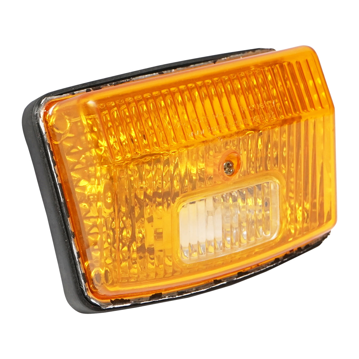 White-yellow rectangular front signal lamp for New Holland, Fiat, and UTB U-445