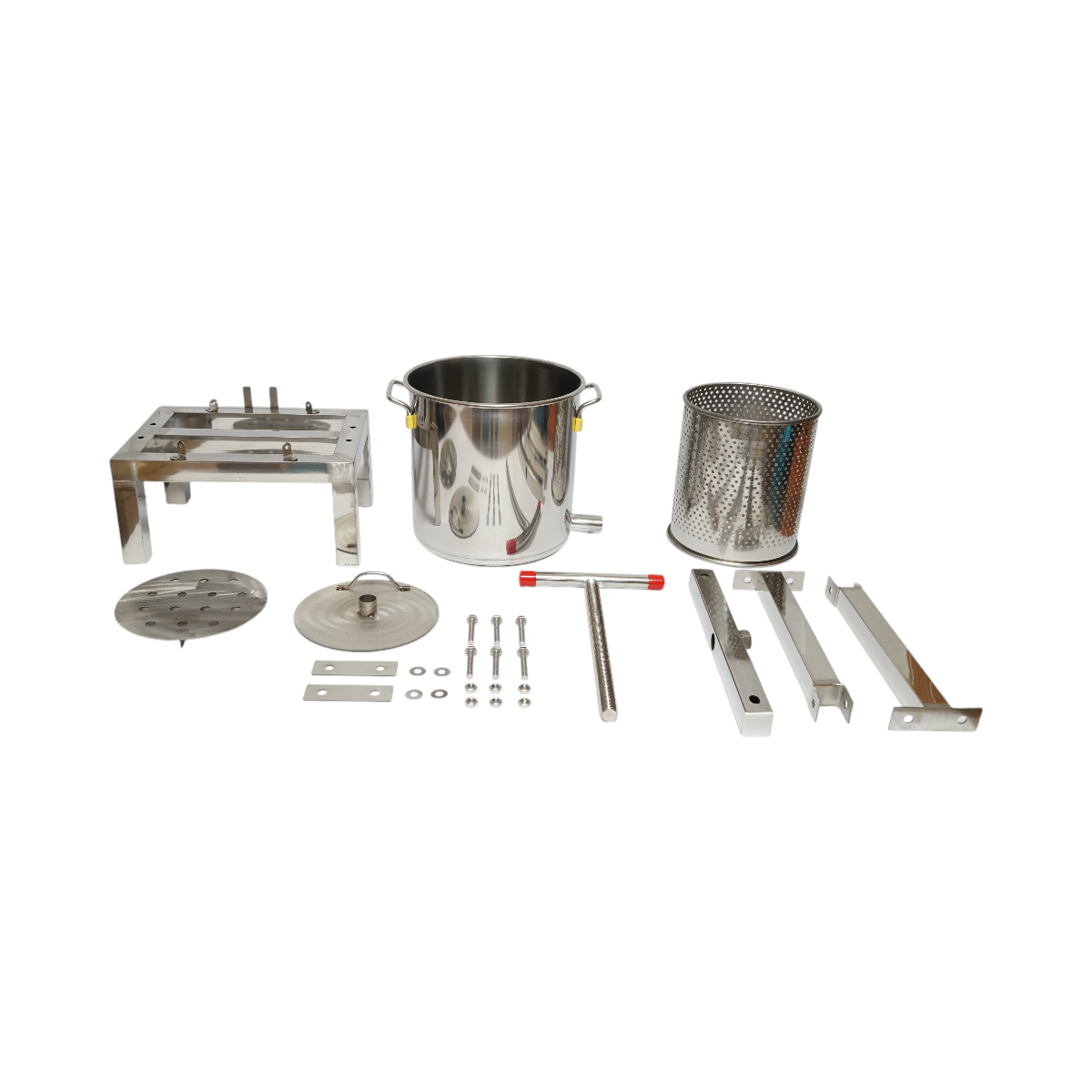 Stainless steel manual press for wax 10L