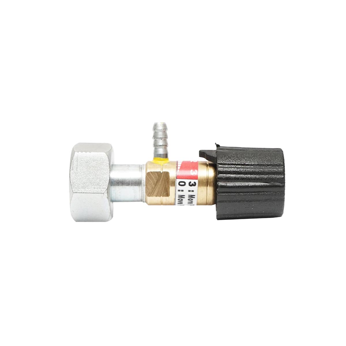 Gas regulator tap for mechanical cannon with explosion to scare birds