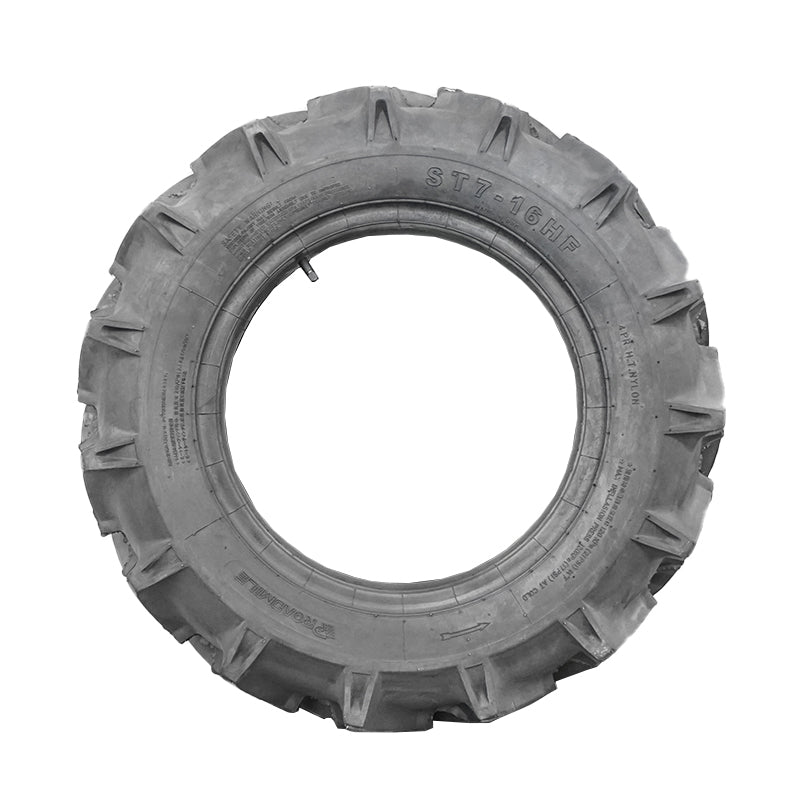 Agricultural tire 7/16 high tread with inner tube 8PR