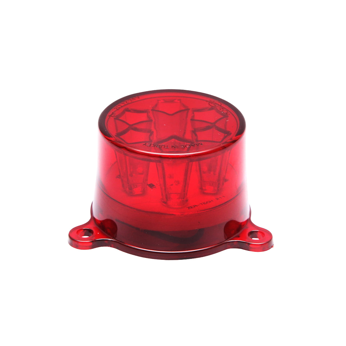Universal round LED lamp 12/24V red Breckner Germany