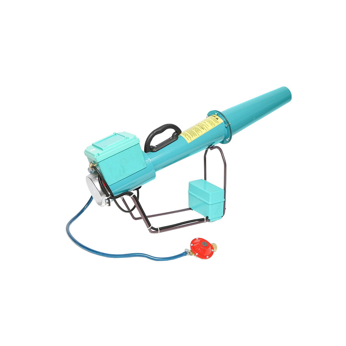 Electric bat on battery with 220V socket charger, gas explosion to scare birds Breckner Germany