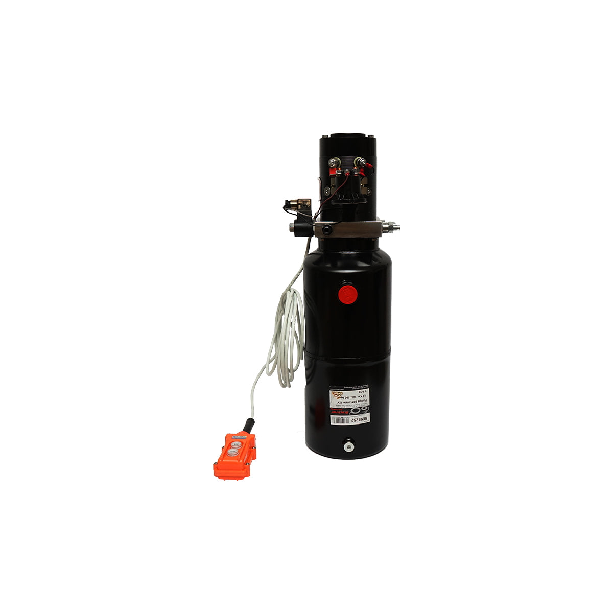 12V tipping pump, 1.6kW 160 bar with 10L metal tank Breckner Germany