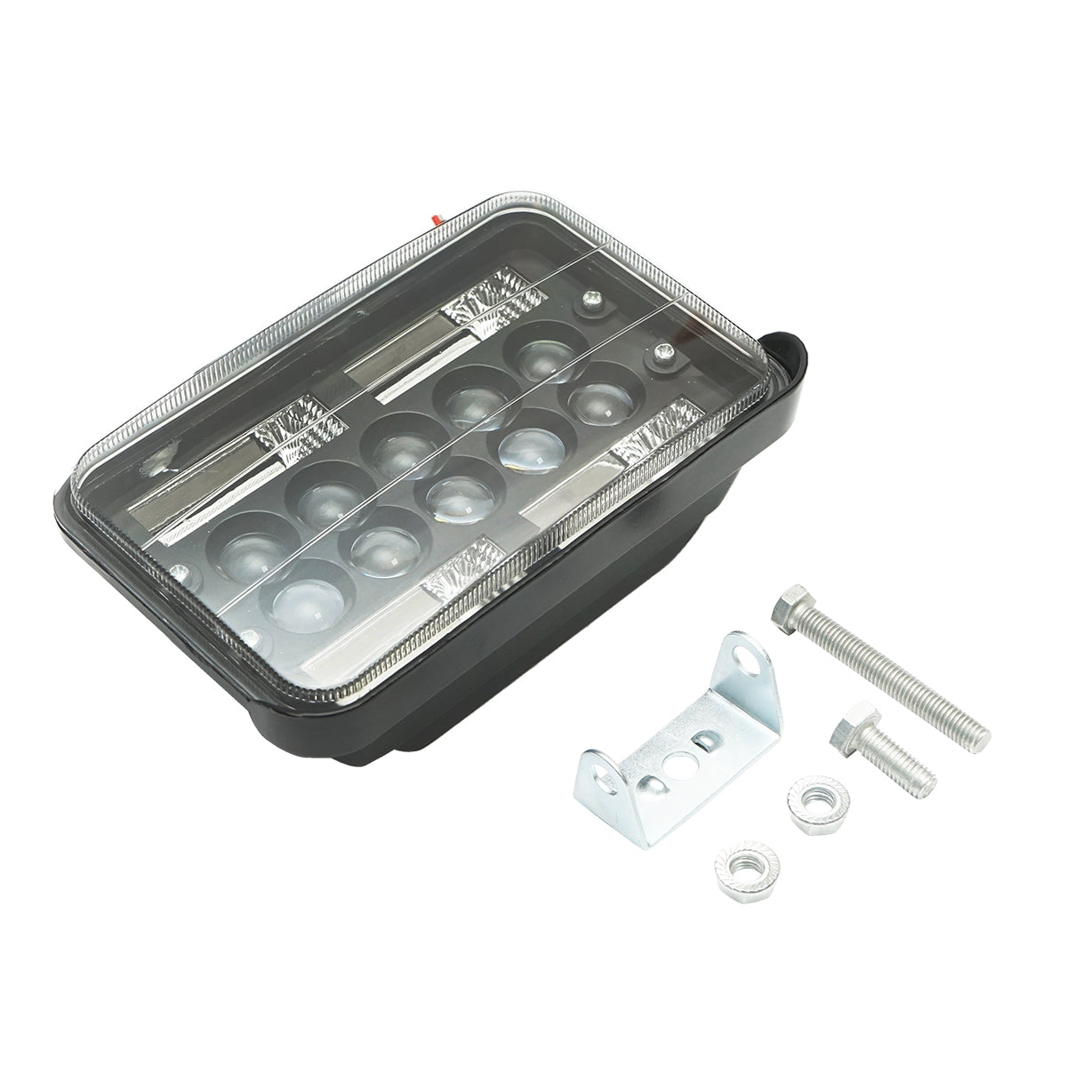 Slim projector/lamp with hood 78W 4 zones SMD and 6 LEDs with lens 10-30V 12V/24V Breckner Germany