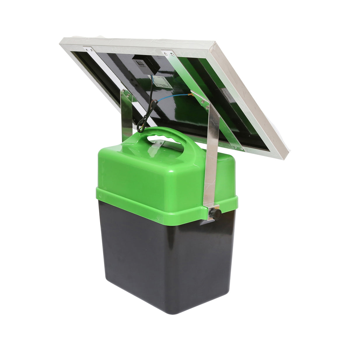 12V impulse generator 6.2 Joules 40km with 20W solar panel electric fence Breckner Germany