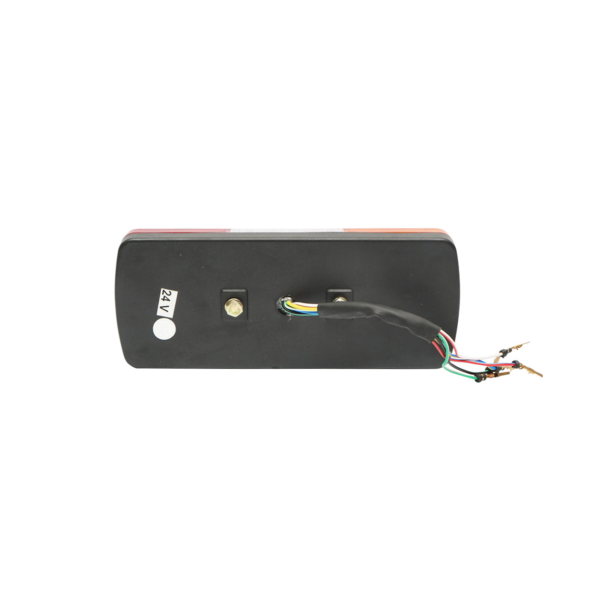 Rectangular rear lamp 28 LEDs with 3 compartments 24V