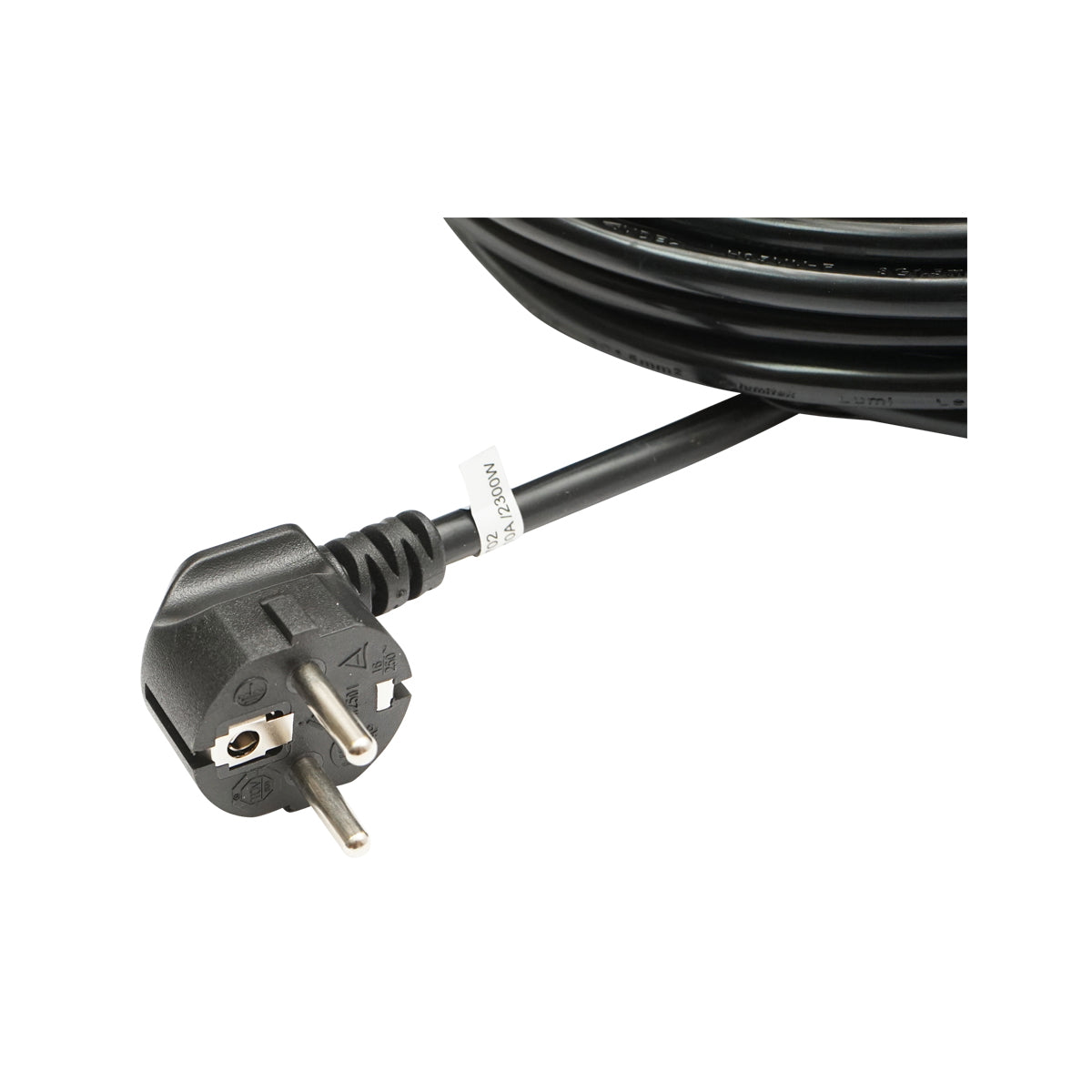 Garden extension cord 50m with Schuko plug and socket 3x1.5mm black 16A, 220V-250V Breckner Germany