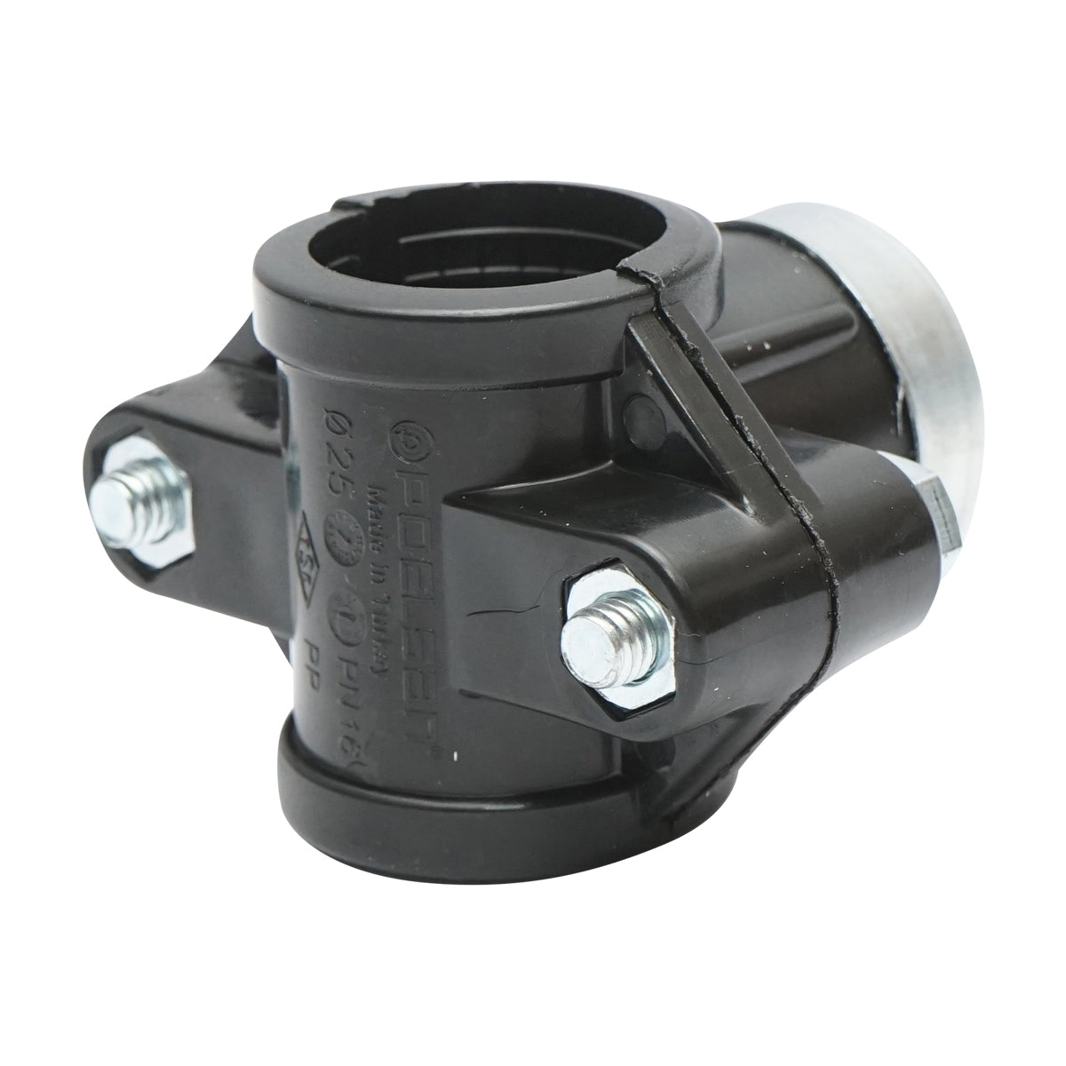 Compression connection clamp D25mmx1/2 inch, PN16, for irrigation systems