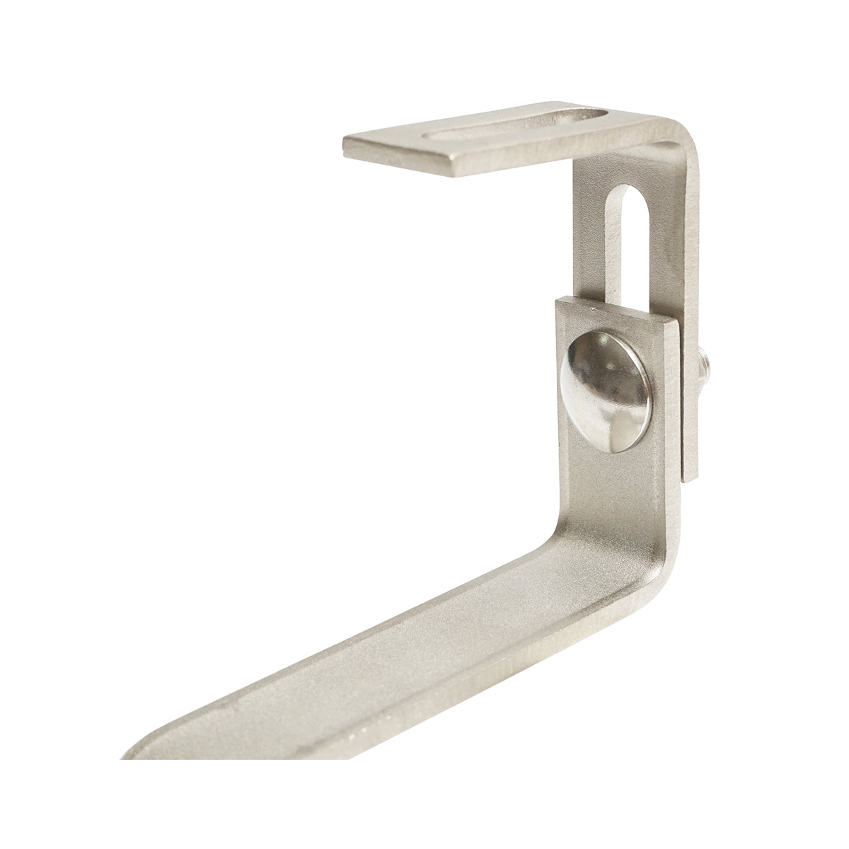 Adjustable clamp for tile roof, solar panel fixation system B Breckner Germany