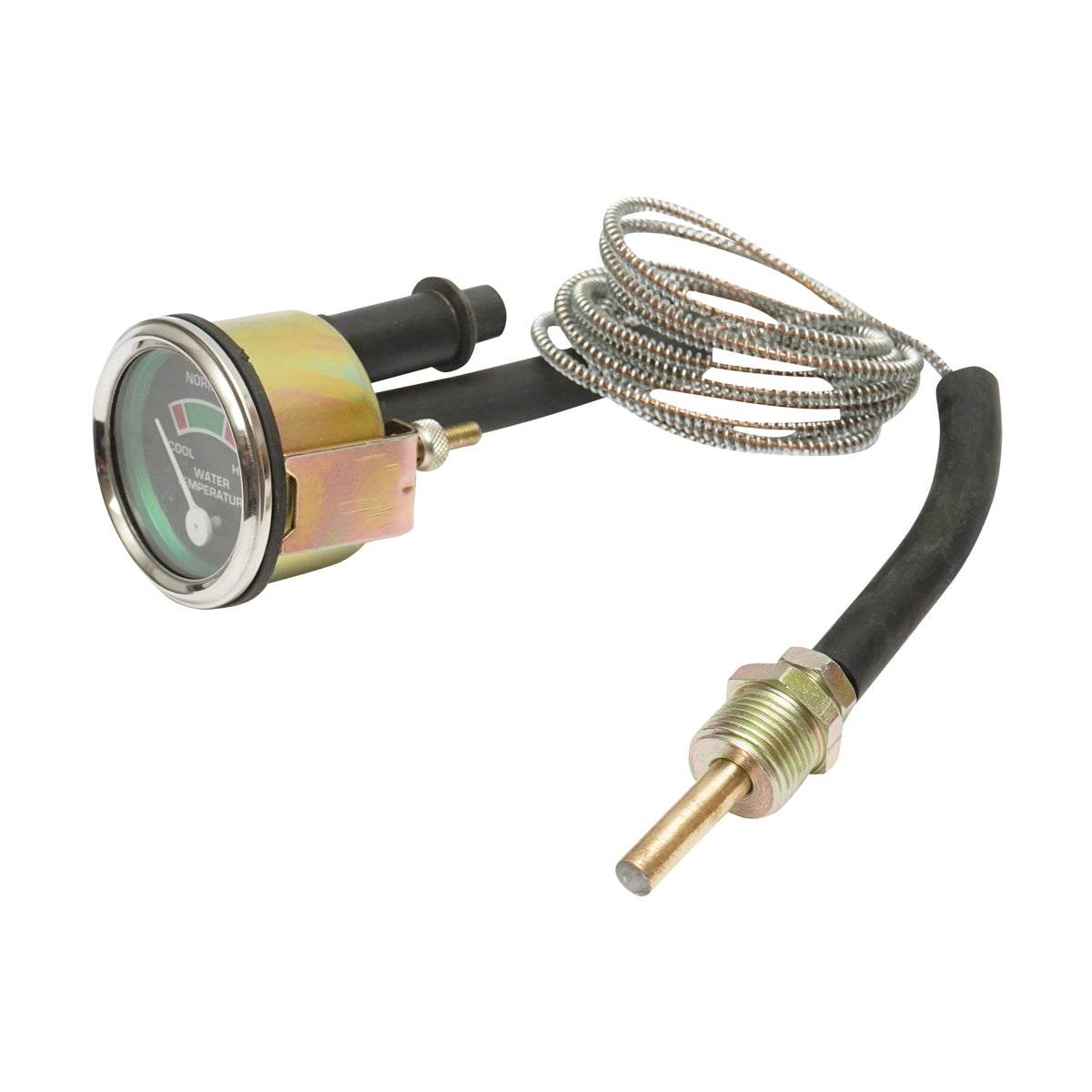 Water temperature indicator mechanical clock with probe Massey Ferguson OEM K11638, 1078125M91, 180727M91, 180727M92, 180727M93, 881369M91, 881396M91, 899455M91, 1850512M93
