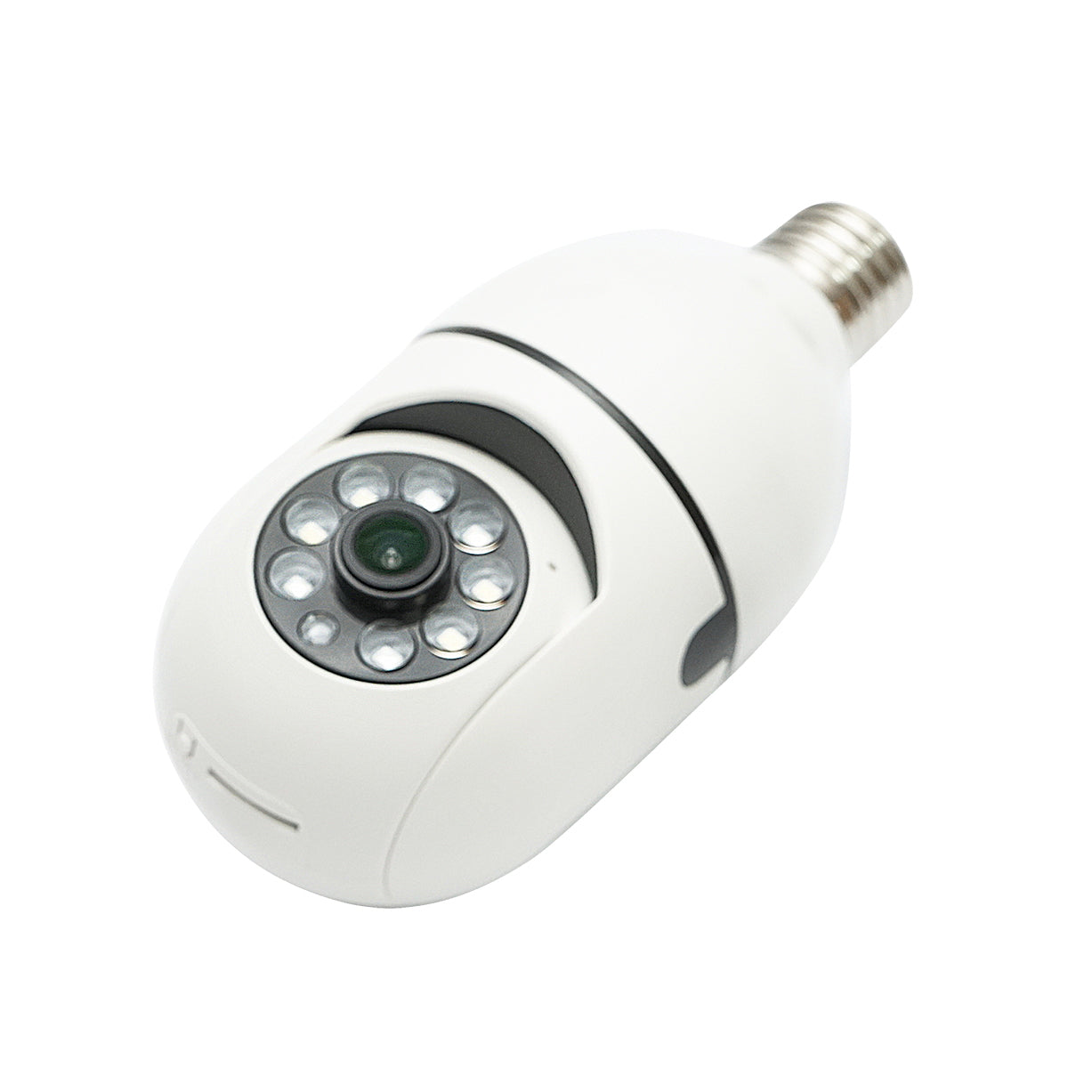 Smart-bulb PTZ surveillance camera, WIFI 2.4G 1080P, E27 bulb type with motion sensor and Tuya application Breckner Germany